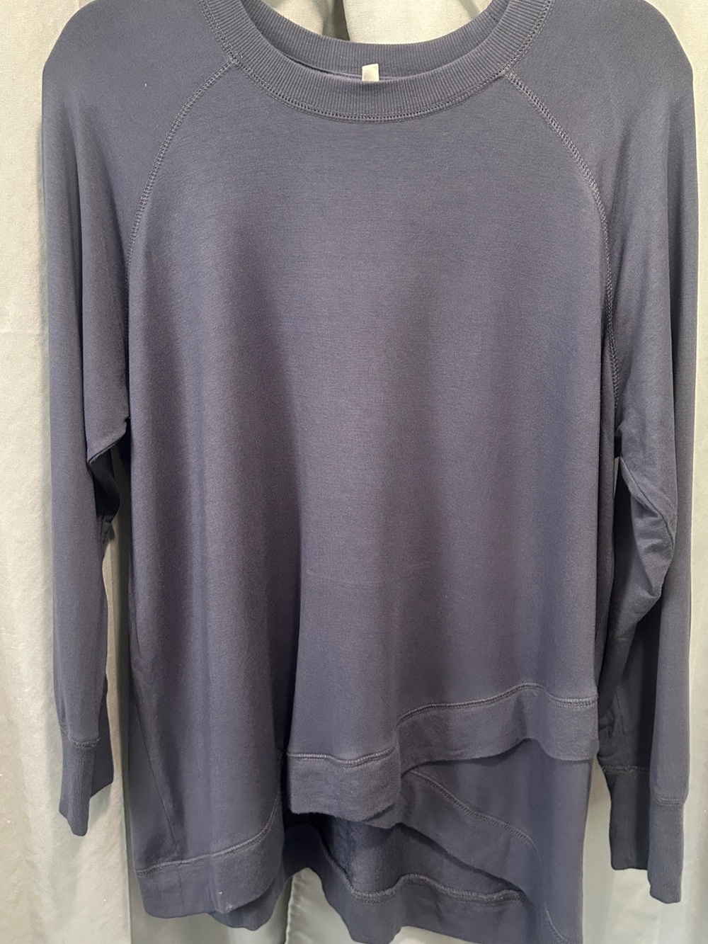 Workshop Republic Clothing Blue Crewneck Top - Picture 2 of 3